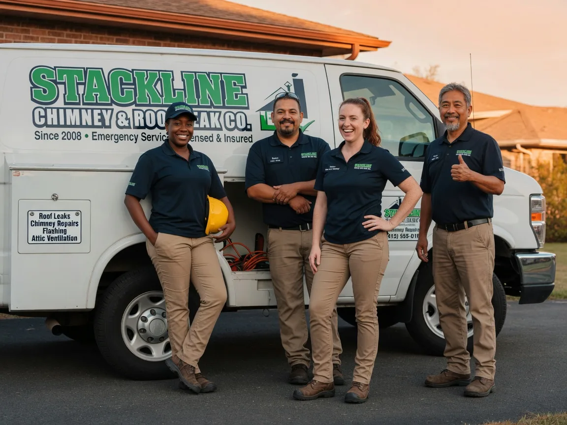 Chimney flashing repair company in Caspar, CA